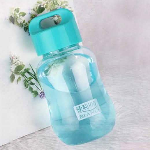 180ML Plastic Colorful Water Bottle Portable