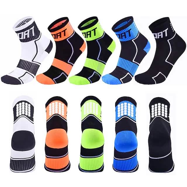 5-Pairs: Breathable Compression Socks