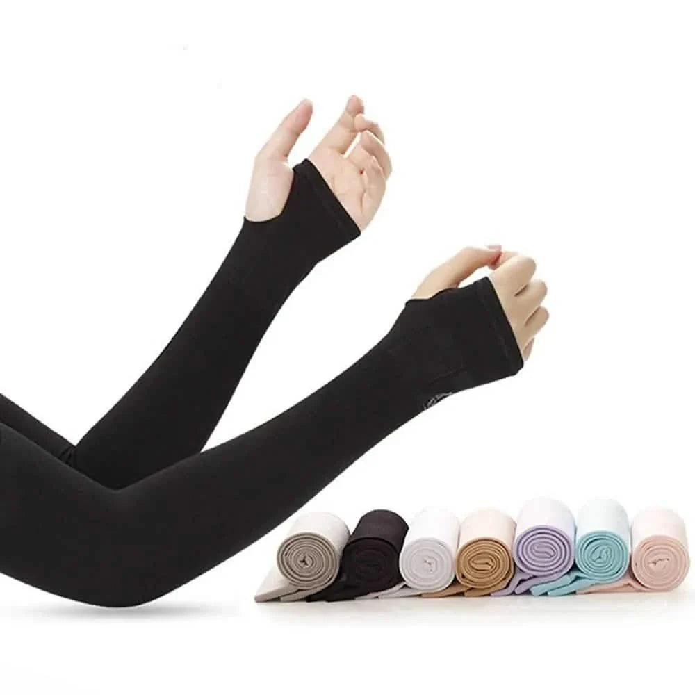 6-Pairs: Ice Silk UV Protection Arm Sleeves