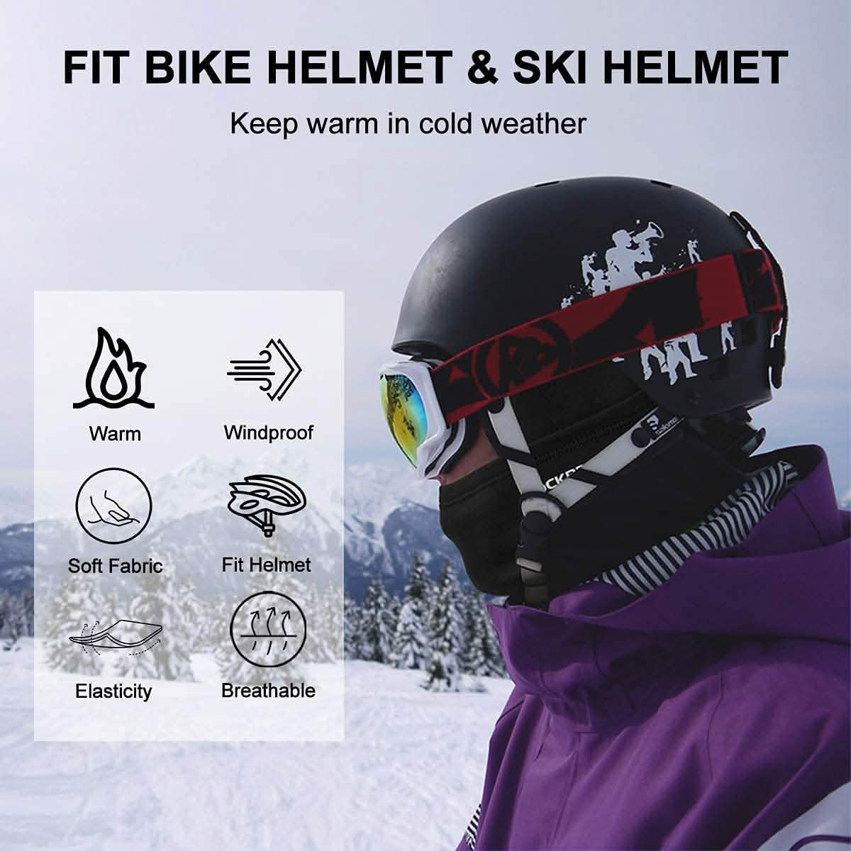 Cold Weather Ski Mask for Men