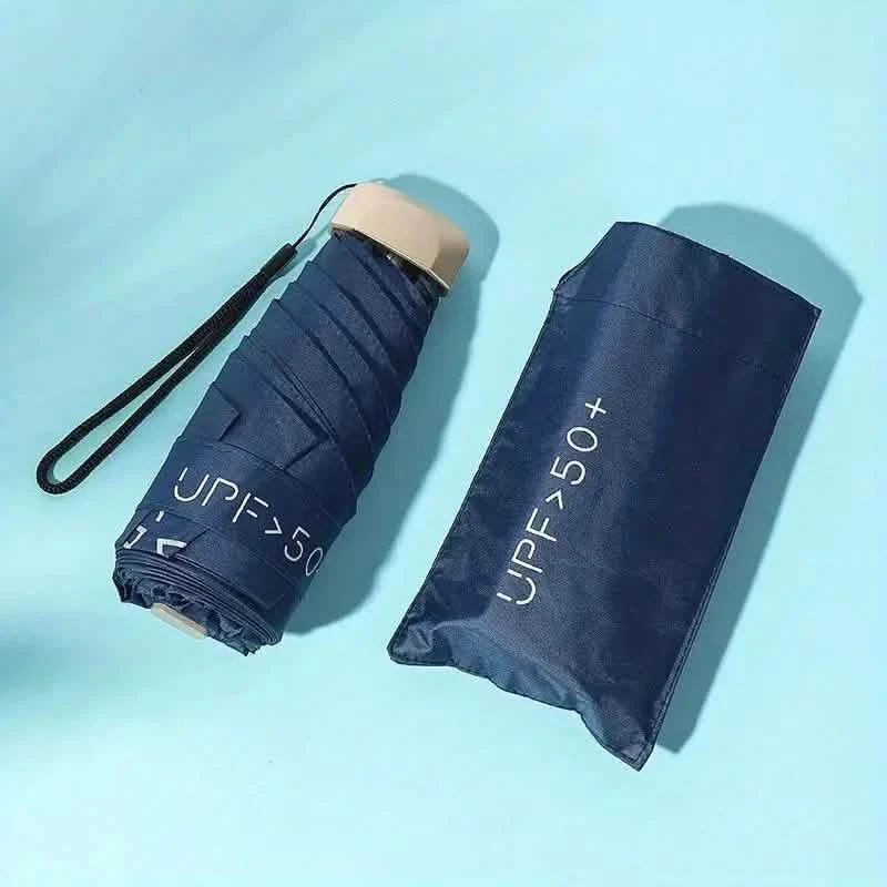Pocket Windproof UV50 Anti-sunburn Rain Umbrella
