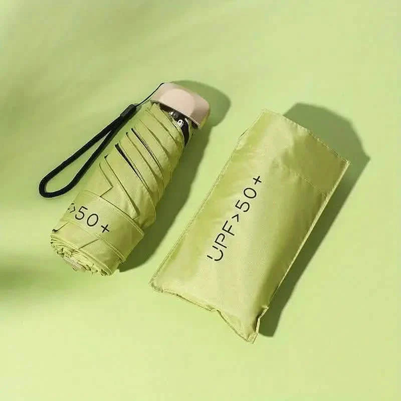 Pocket Windproof UV50 Anti-sunburn Rain Umbrella