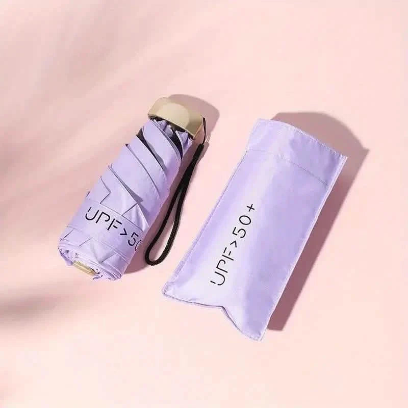 Pocket Windproof UV50 Anti-sunburn Rain Umbrella