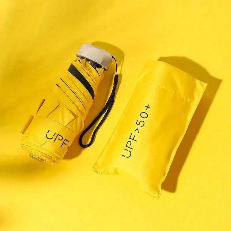 Pocket Windproof UV50 Anti-sunburn Rain Umbrella