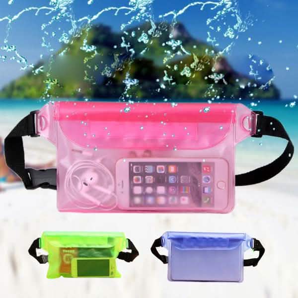 Sport Swimming Beach Waterproof Waist Bag Pouch Dry Case Fanny Pack Pocket
