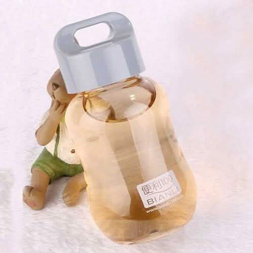 180ML Plastic Colorful Water Bottle Portable