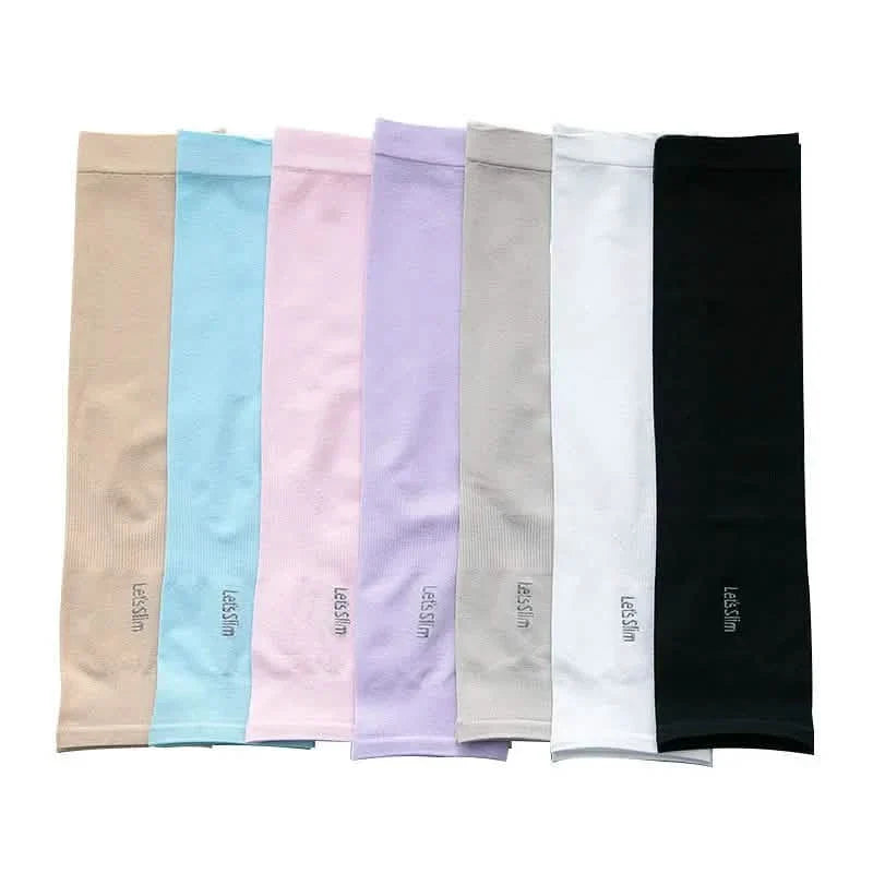 6-Pairs: Ice Silk UV Protection Arm Sleeves