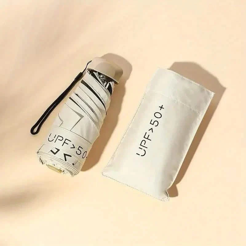 Pocket Windproof UV50 Anti-sunburn Rain Umbrella