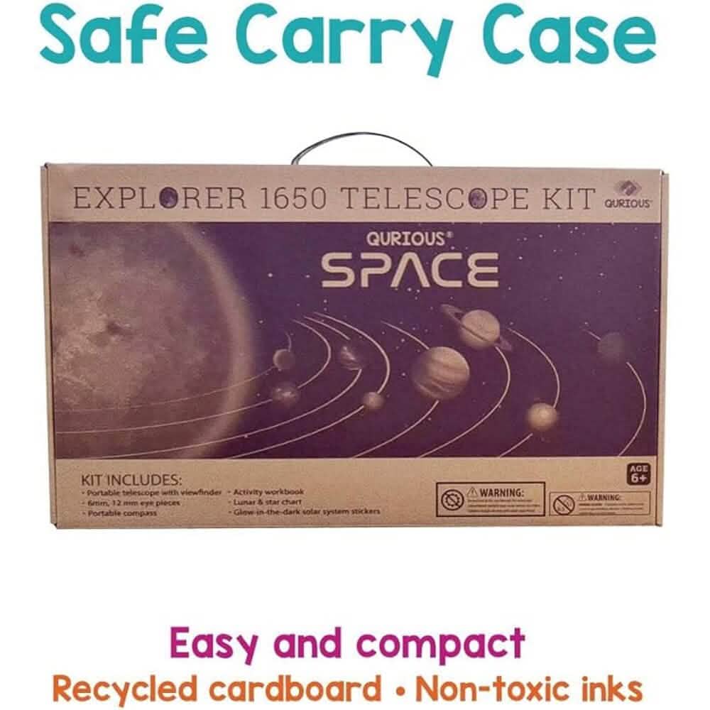 Qurious Space Kid’s Explorer 1650 Telescope Kit