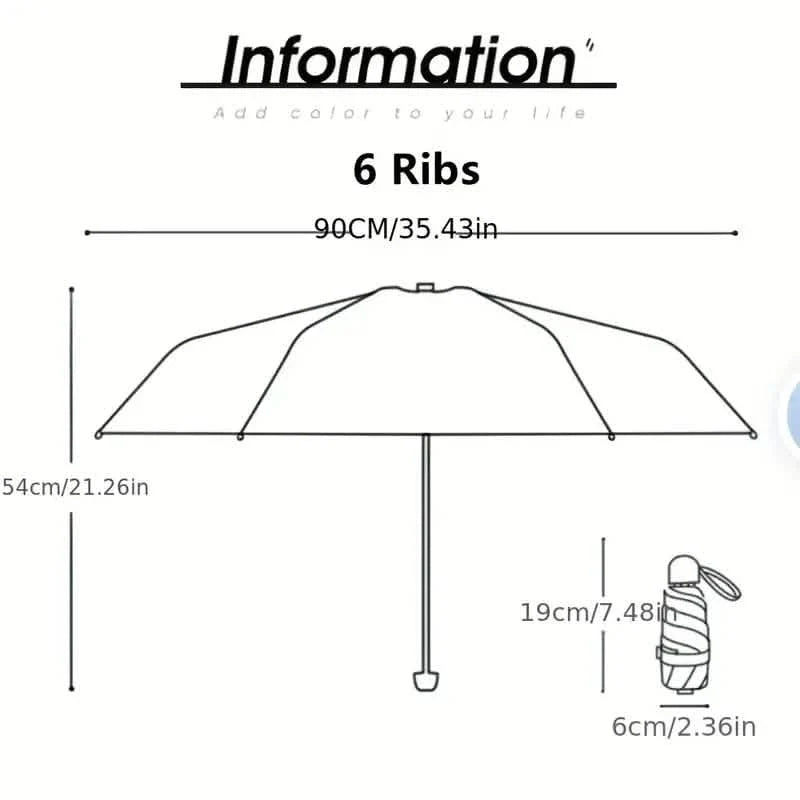 Travel Mini Umbrella for Purse
